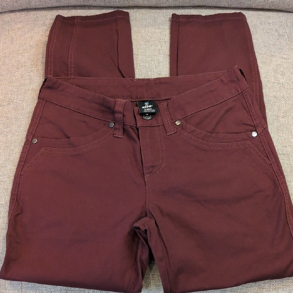 Kuhl Legendary Burgundy Pants Women's Size 0